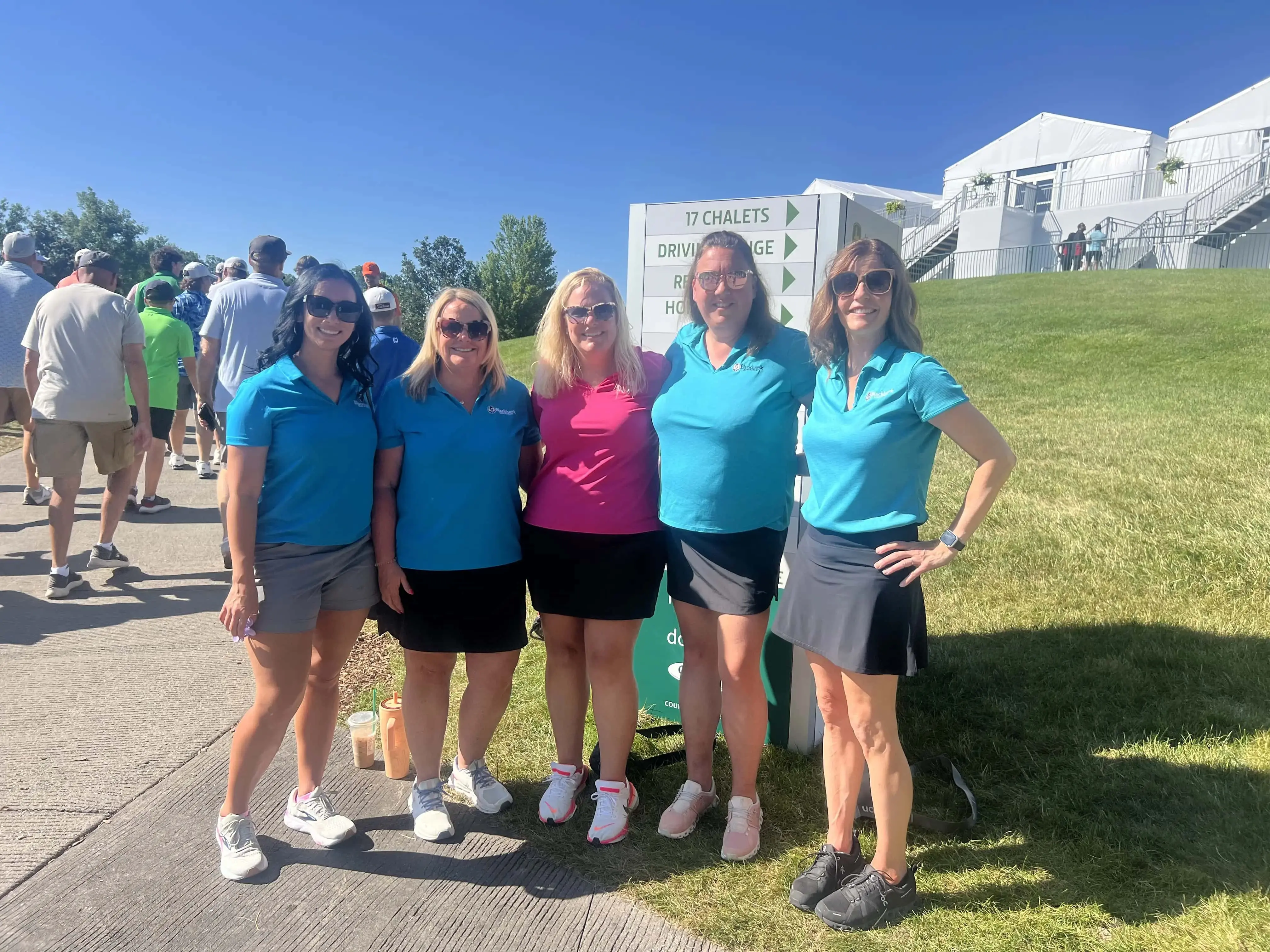 Blackhawk Bank & Trust employees volunteering at the John Deere Classic
